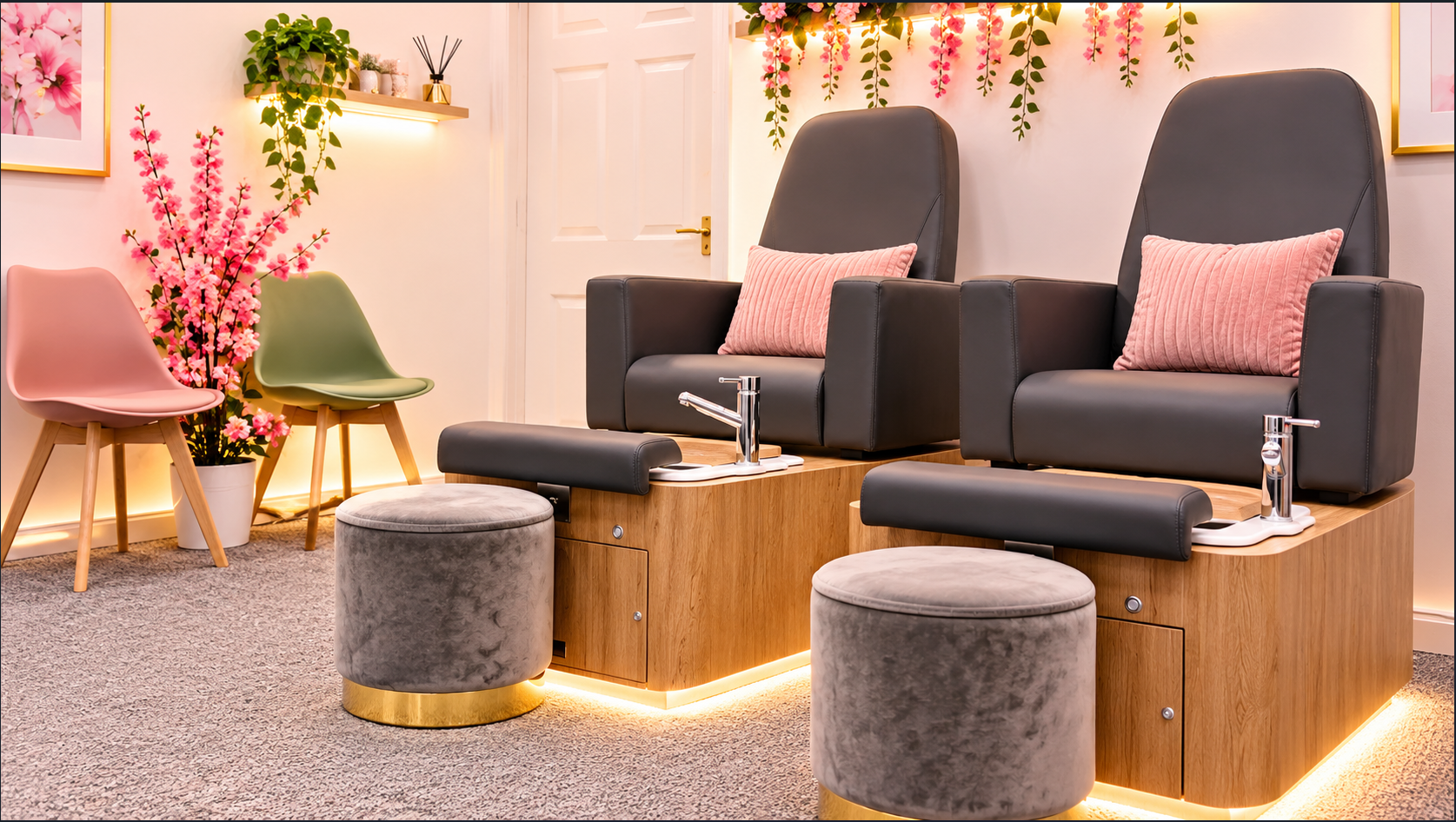 Pretty Posh pedicure chairs