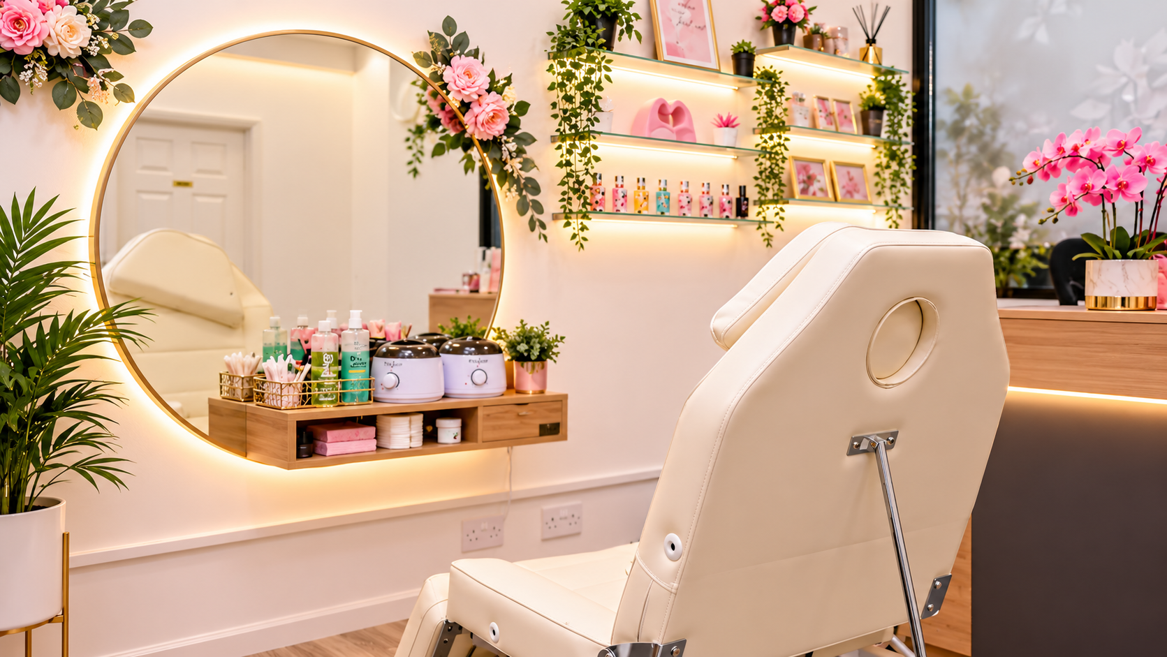Pretty Posh beauty treatment room