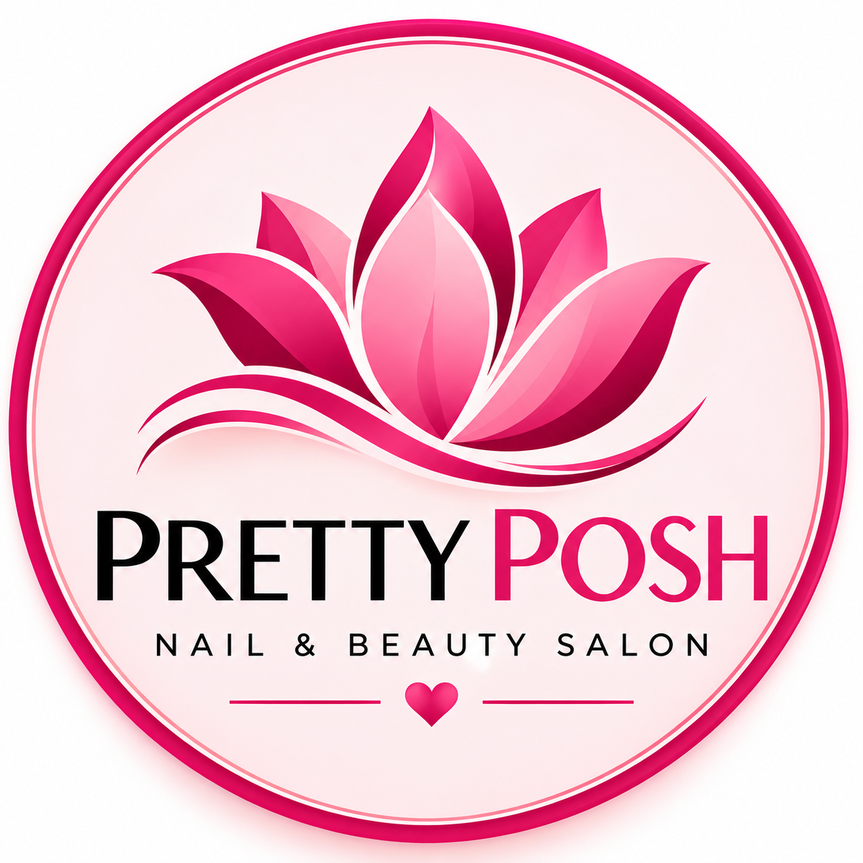 Pretty Posh Nail and Beauty Salon logo